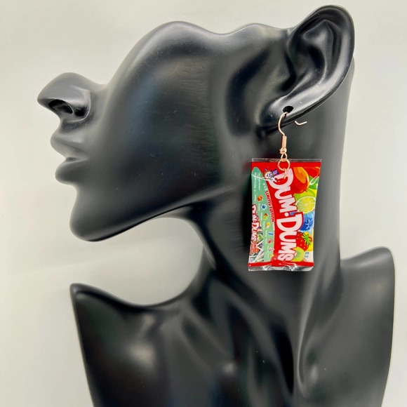 Dum Dums Earrings - Lollipop Earrings - Candy Mini Brands Earrings - Picture 5 of 5